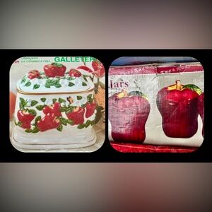 Apple kitchen Decor 2 items